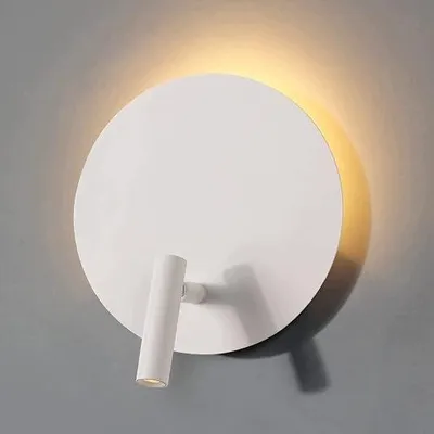 Zdjęcie produktu dla Lampka ścienna do czytania LED czarna 2W1 nocna