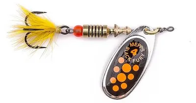 Produktbild von Mepps 30442704 Spinner Silber/Rot Fliege 8g