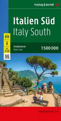 Image de Italie du Sud, carte routière 1:500.000, freytag & berndt