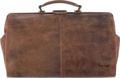 Produktbild von GreenLand Nature Leder Henkeltasche Monte Doc-Bag Brown braun