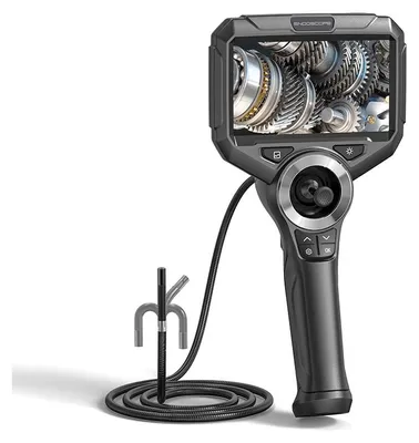 Produktbild von Inskam S50 Endoskop mit 4-Wege-Schwenkfunktion, 5-Zoll-Display, 6-mm-Sonde, 1080p, 1 m langes Kabel