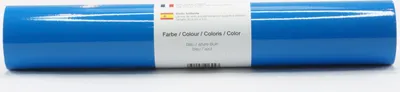 Produktbild von Kreativplotter Vinylfolie glänzend BLAU 30,5x300 cm