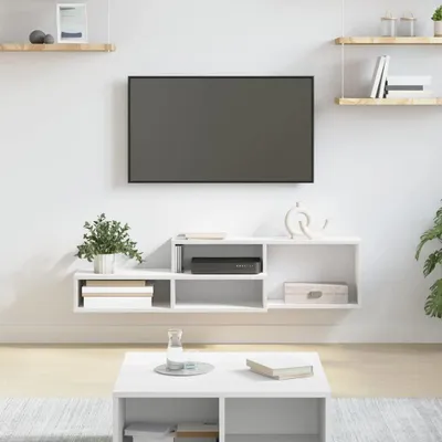 Produktbild von "Schlussverkauf" TV-Wandschrank moderne - Wand Hängeboard - für das Wohnzimmer - 120x25x28,5cm Holzwerkstoff C14663