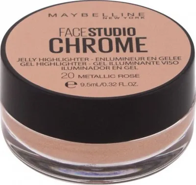 Obrázek produktu pro FaceStudio rozjasňovač Chrome pro ženy 9,5 - 20 Metallic Rose - Maybelline