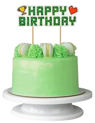 Produktbild von Kuchendekoration "Game On" Gaming Party Happy Birthday