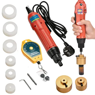 Elektrischer Flaschenverschließer, Handgerät, 10-50 mm, 2-30 kg, einstellbar