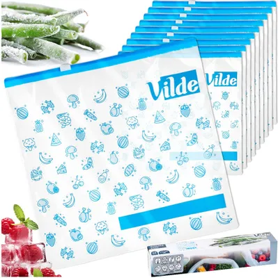 Zdjęcie produktu dla Vilde woreczki foliowe na żywność 27x26 cm 10 szt.