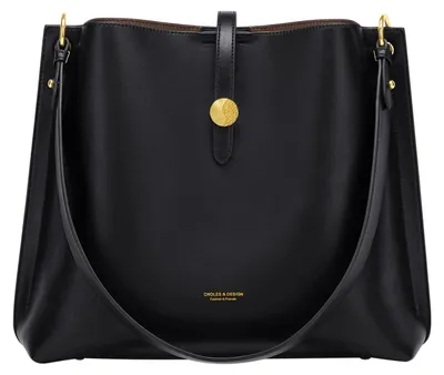 Immagine prodotto di Solidchoice - Borsa a tracolla in pelle  colore nero, per donna
