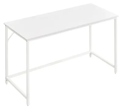 Obrázok produktu pre Stôl, rozmer 60 x 120 x 76 cm – biely – vyrobený z drevotriesky a ocele