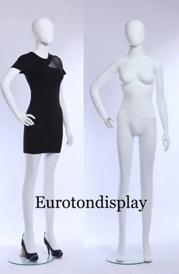 Immagine prodotto di Eurotondisplay YM6-6 manichino femminile astratto laccato opaco bianco manichino femminile
