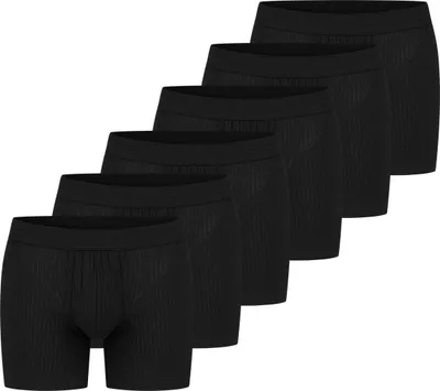 Produktbild von Schiesser 6er Pack Baumwolle Essentials Authentic Retro Short / Pant Elegantes Nadelzug-Design, Weiche Single-Jersey-Qualität, Perfekte Passform mit Eingriff