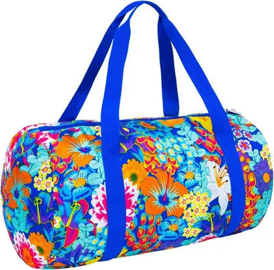 Produktbild von Faltbare Tasche – Duffle Bag – Blumenmuster