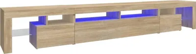Immagine prodotto di Mobile TV con luci LED Rovere Sonoma 260x36,5x40 cm