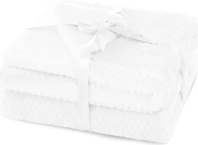 Zdjęcie produktu dla Koc Miękki Delikatny SHLEEPY 130x180 biały AmeliaHome