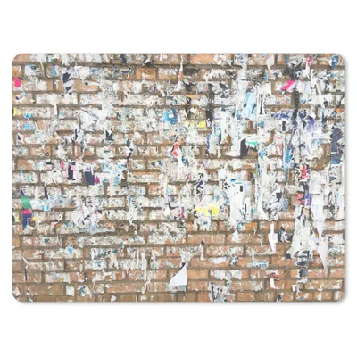 Produktbild von MuchoWow® Mauspad Mousepad Ziegel - Wand - Poster 40x30 cm - Mousepads - Maus Mat - Pad - Mausunterlage - Anti Rutsch