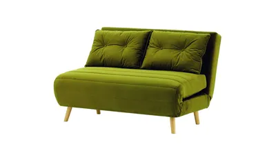 Produktbild von SLF24 - Ausklappbaresofa Flic 120 cm - olivgrün - Velluto 9