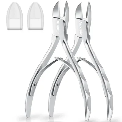 Produktbild von Nagelschere Nagelknipser für dicke eingewachsene Fußnägel Edelstahl 2 Stück