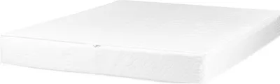 Produktbild von BELIANI Wasserbettbezug Weiß Baumwolle u. Polyester 160 x 200 cm mit Reißverschluss Unterteil Geschloßen Trennbares Oberteil Wasserbett Matratzenbezug