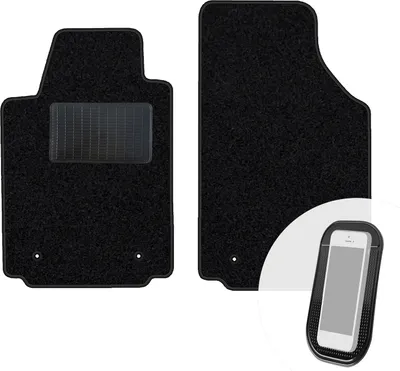 Image de moto-MOLTICO Tapis de sol avant en velours noir Set de tapis de voiture 2 pièces pour Audi TT 8J à partir de 2006