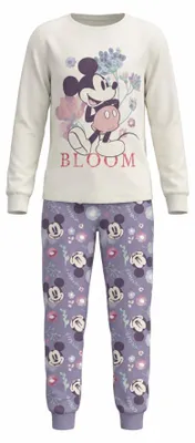 Produktbild von Disney Mickey Maus Kinder Schlafanzug Pyjama lang 104 - 134 Baumwolle - Bunt, 122