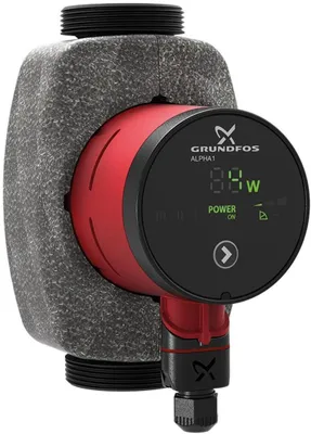 Produktbild von Grundfos Heizungsumwälzpumpe ALPHA1 230 V, PN 10, 180 mm Typ 32-60, Rp 1 1/4" 99160423