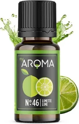 Produktbild von myAROMA Flavour Drops Limette 10ml – Zuckerfrei, Kalorienfrei & Vegan, mit natürlichem Aroma, Nr. 46