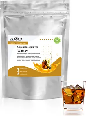 Produktbild von Whiskey Geschmackspulver Shot Flavour kalorienarm 300 g