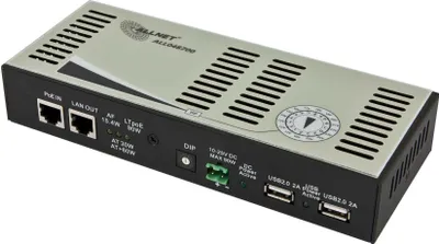Zdjęcie produktu dla ALLNET 99300, IEEE 802.3, IEEE 802.3ab, IEEE 802.3af, IEEE 802.3at, IEEE 802.3u, Czarny, 0 - 50 °C, -40 - 70 °C, 10 - 90%, 5 - 90%
