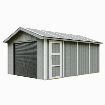 Image de Garage Qualité Premium 17 m²- L378xl530 cm- Timbela M991B-CAVERN STEEL