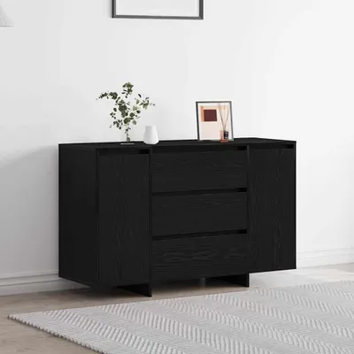 Produktbild von vidaXL Sideboard Schwarz Eichen-Optik 120 x 41 x 75 cm Holzwerkstoff
