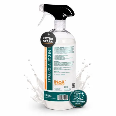 Produktbild von INOX® 1L Reifenglanz 2:1 Kunststoffpflege & Gummipflege Reifenpflege Reiniger