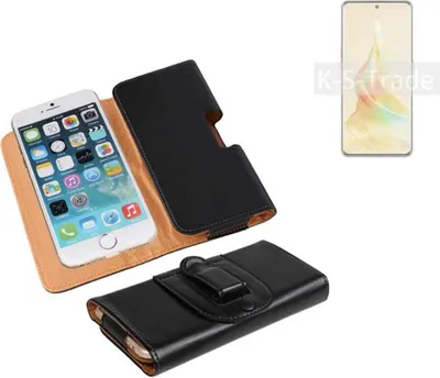 Produktbild von K-S-Trade Schützhülle Handyhülle kompatibel mit Oppo Reno8 T 5G Holster Gürtel Tasche Schutzhülle Handy-Tasche Smartphone Case Seitentasche