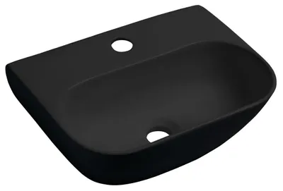 Produktbild von Sapho NERISSA Keramik-Waschtisch 42x29cm, schwarz matt