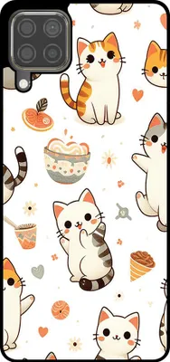 Produktbild von Smartphonica Telefon Fall geeignet für Huawei P40 Lite mit Katze drucken - TPU zurück Abdeckung Fall Katze Design
