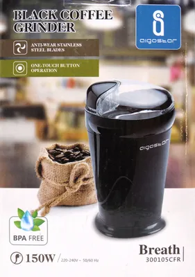 Immagine prodotto di Macinacaffè elettrico per caffè in grani semi di lino noci spezie cereali