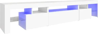 Obrázek produktu pro TV skříňka s LED osvětlením bílá 215x36,5x40 cm