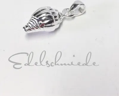 Produktbild von kleine Muschel als Kettenanhänger in 925 Silber