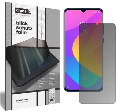 Produktbild von Blickschutzfolie für Xiaomi Mi CC9e matt Schutzfolie Folie Display Schutz dipos