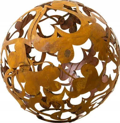 Immagine prodotto di Decorazione da giardino per esterni Palla decorativa HEART arrugginita per esterni 28 cm