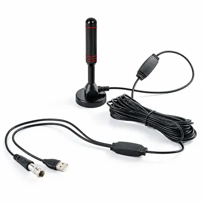 Produktbild von L11C Bolwins 30dbi Leistungsstarke DVB-T2 HD Antenne dvbt DAB Stabantenne+ Verstärker 5m