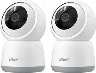 Produktbild von ieGeek SC1 Überwachungskamera 2K 3MP WLAN Innenraum 2er-Set