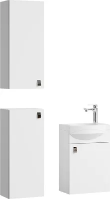 Produktbild von Planetmöbel Badmöbel-Set Waschtisch mit Unterschrank & 2X Midischrank Weiß