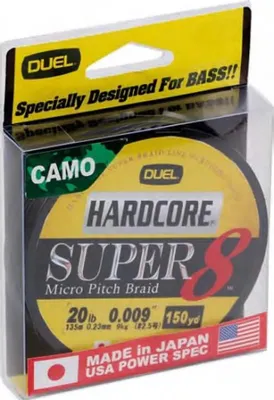 Produktbild von Duel Hardcore Super 8 Geflochtene Schnur 137 M Schwarz 0.320 mm Schwarz 0.320 mm