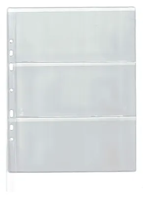 Productafbeelding van 10 pagina's voor het bankbiljettenalbum - type 3 - voor DRIE bankbiljetten