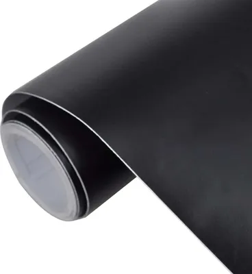 Produktbild von Hochwertig Autofolien 2 Stk. Matt-Schwarz 100x150 cm+50x150 cm 210700
