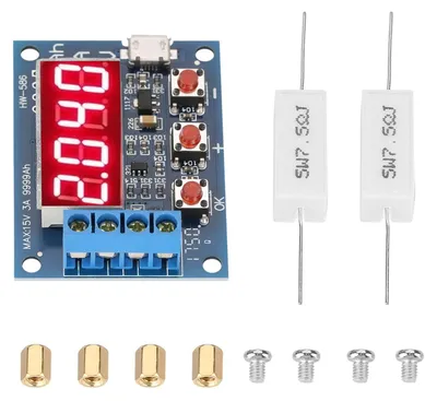Productafbeelding van Batterijcapaciteitstester voor Li-ion en loodzuurbatterijen, 1,2-12V, LED-indicator