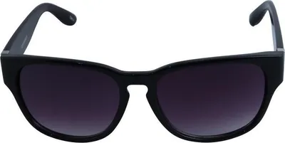 Produktbild von Retro Sonnenbrille - Round to the edge striped - schwarz & weiß