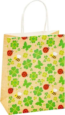 Produktbild von 12 TSI Geschenktaschen Kleeblatt Motiv 18,0 x 23,0 cm
