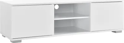 Produktbild von [en.casa]® Fernsehtisch - Schwarz 34,5x120x40 cm - TV Lowboard Board Fernseher Schrank Unterschrank