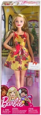 Produktbild von Barbie Christmas Holiday Look im goldenen Kleid